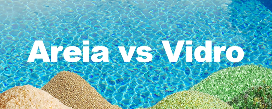 meio de filtração areia vs vidro reciclado AFM